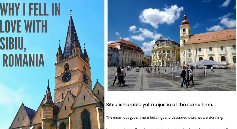Declarația de dragoste a unui vlogger străin la adresa României: „Am fost uluită de acest oraș superb”