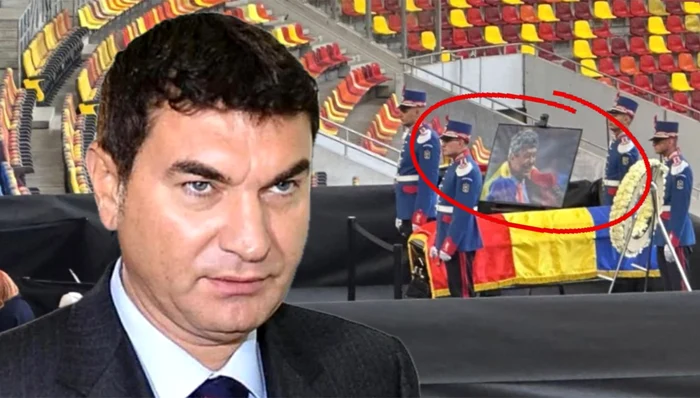 Cristi Borcea nu a fost prezent la catafalcul lui Lucescu  Foto/Colaj Arhivele Adevărul 