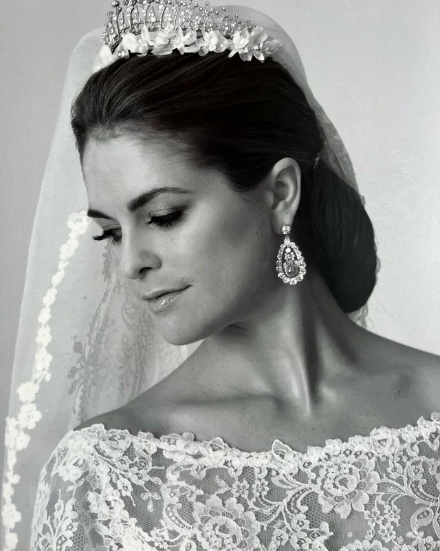 Prințesa Madeleine la nunta ei cu Christopher O'Neill din 2013, momente private. FOTO: Casa Regală suedeză