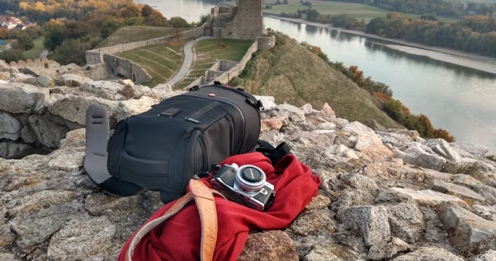 Castelul Devlin din Slovacia fotografiat cu Motorola One FOTO Adrian Pogîngeanu