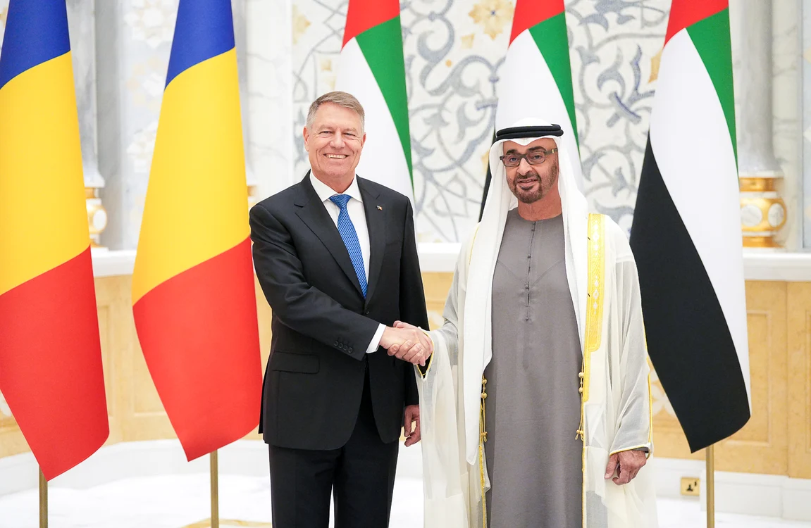 Iohannis, primit de către Președintele Emiratelor Arabe Unite FOTO: Presidency