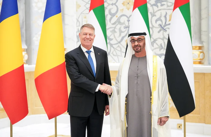 Iohannis, primit de către Președintele Emiratelor Arabe Unite FOTO: Presidency