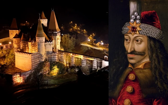 Dracula este asociat adesea cu castelul Corvinilor. Foto: Daniel Guță / Portret, domeniul public