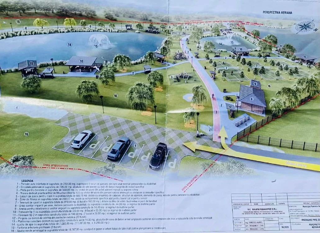 Proiectul Parcului Trei Lacuri de pe malul Oltului în Râmnicu Vâlcea Foto Primăria Râmnicu Vâlcea