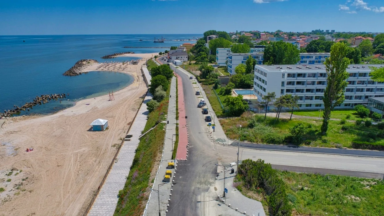 Faleza din Eforie Sud. SURSA FOTO: primăria Eforie