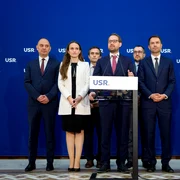 Dominic Fritz USR   conferinta de presa dupa consultari guvern  Foto Mediafax (1) jpg