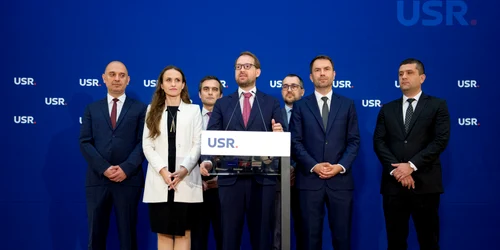 Dominic Fritz USR conferinta de presa dupa consultari guvern Foto Mediafax (1) jpg