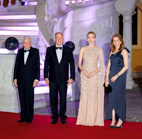Prințesa Charlene de Monaco Prințul Albert și președintele Italiei Facebook jpg png