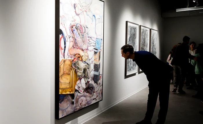 Lucrările lui Adrian Ghenie pot fi admirate la Timișoara FOTO Constantin Duma