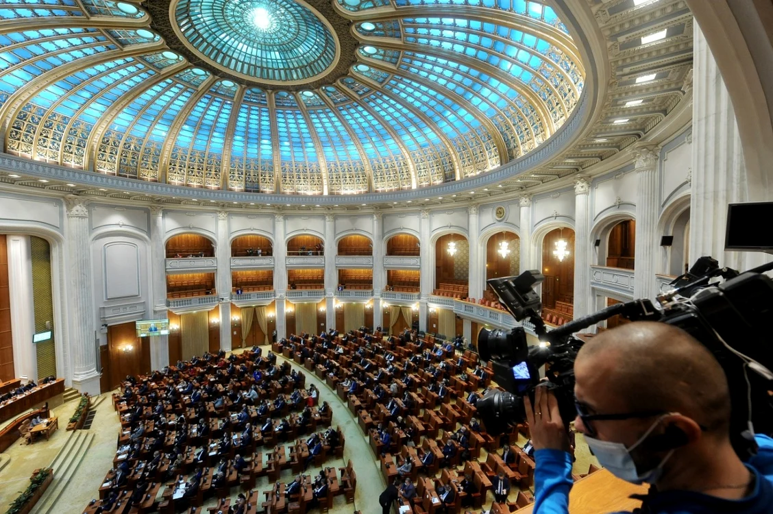 Plenul Parlamentului României FOTO Mediafax