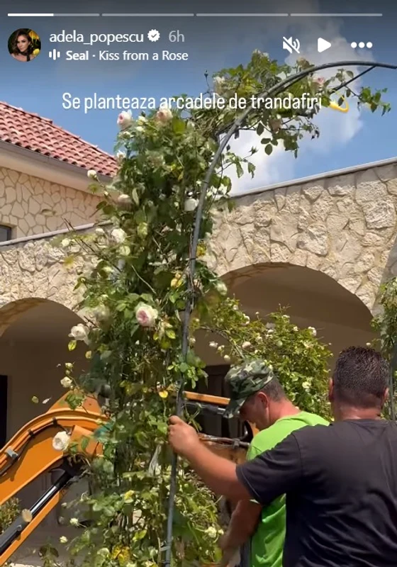 Adela Popescu și Radu Vâlcan își construiesc casă la țară / foto: Instagram 
