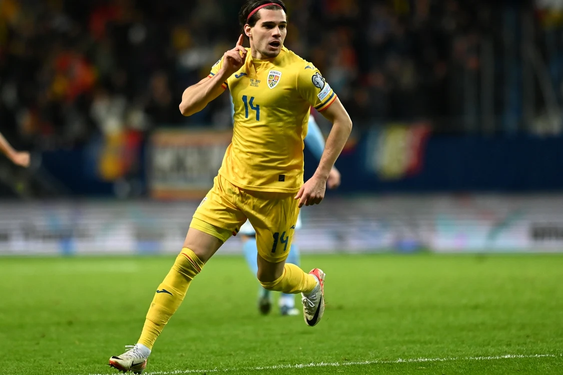Ianis Hagi, eroul serii din meciul care a calificat-o pe România la EURO2024 (FOTO: Sportpictures)