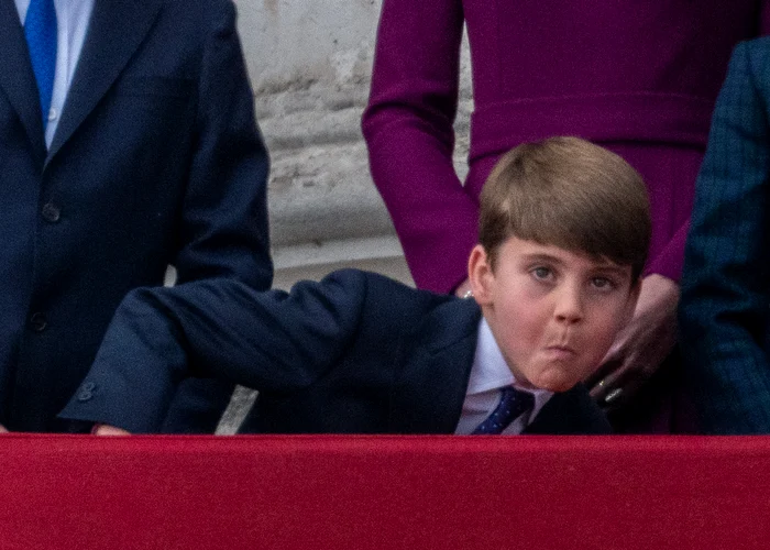 Prințul Louis i-a distrat pe spectatori cu grimasele lui amuzante (Foto: Profimedia)