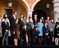 Charlotte Casiraghi cu Balthazar Rassam și Raphael Elmaleh la Ziua Națională a statului Monaco. FOTO: Getty Images