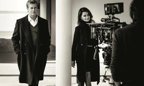 Penelope Cruz și Brad Pitt pentru Chanel jpg