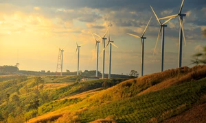 centrala eoliana turbine eoliene vant foto shutterstock