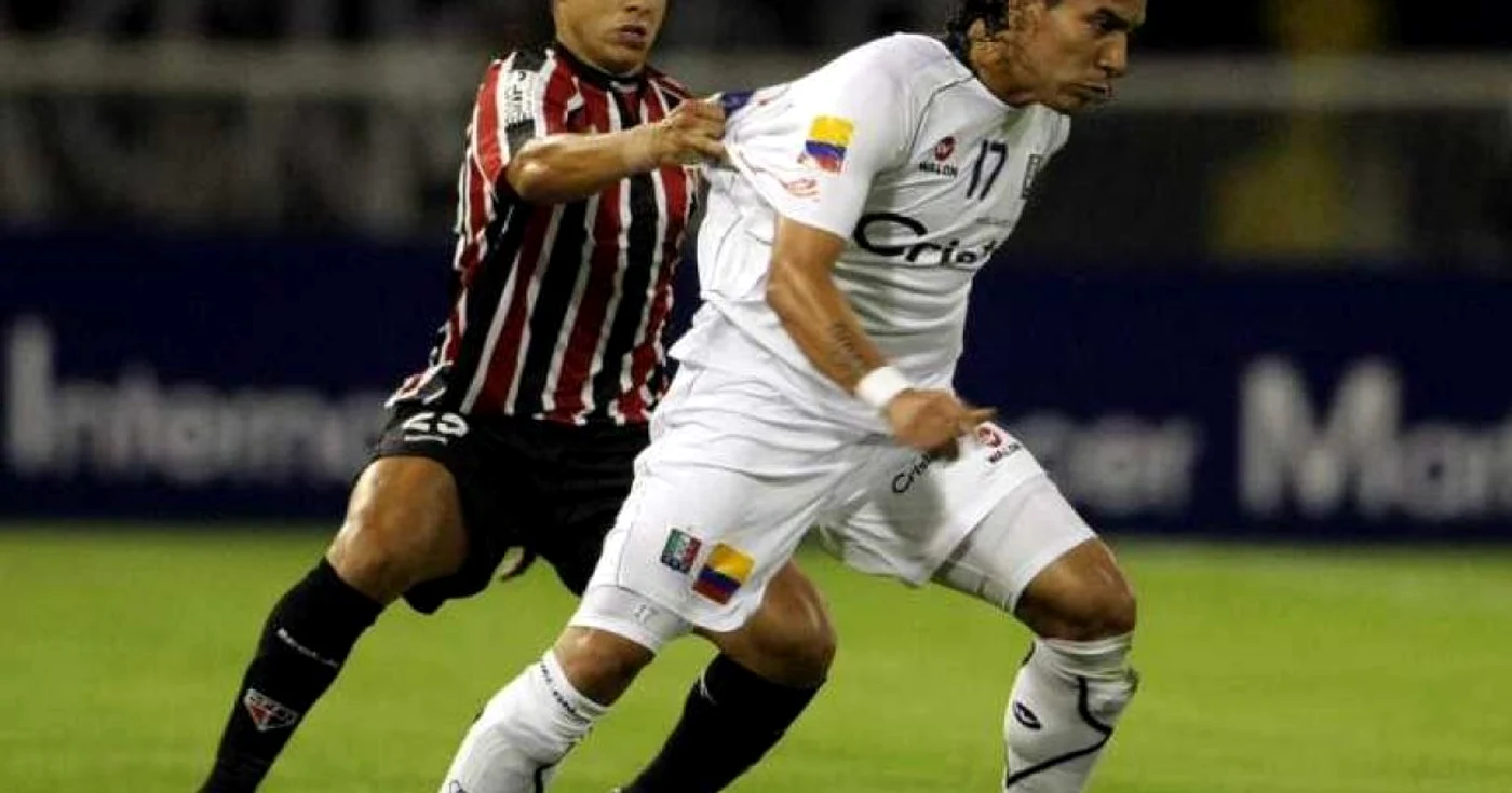 Dayro Moreno (în alb) este cel mai bun jucător al lui Once Caldas EPA