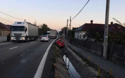 Vâlcea Accident pe şoseaua de centură din Râmnicu Vâlcea DN 7 Foto Adevărul