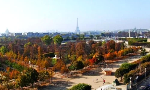 Artă contemporană românească, în inima Parisului: casa maramureşeană din Grădinile Tuileries jpeg