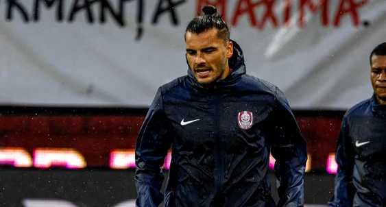 Croatul Karlo Muhar a închis tabela în Gruia  FOTO Facebook CFR Cluj 1907