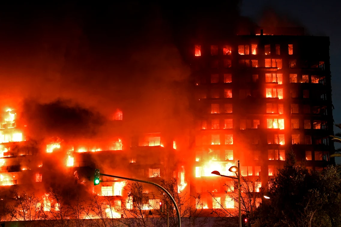 Incendiu Valencia 22 februarie 2024 Foto AFP 2 jpeg