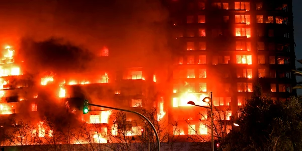 Incendiu Valencia 22 februarie 2024 Foto AFP 2 jpeg