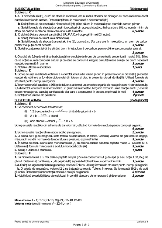 Bacalaureat 2025 - sesiunea de toamnă. Elevii au susținut proba la alegere a profilului. Subiecte și bareme de corectare 15 image