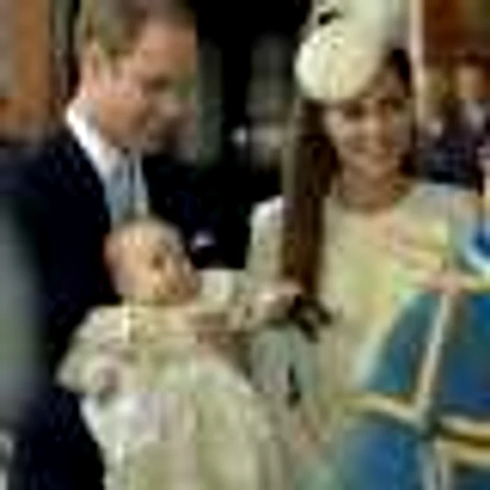 Printul William - Printul George -  catherine - botez regal FOTO Reuters