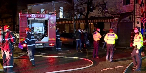 Incendiu la Spitalul Matei Balş din Bucureşti. FOTO Mediafax/Andreea Alexandru