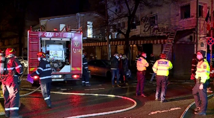 Incendiu la Spitalul Matei Balş din Bucureşti. FOTO Mediafax/Andreea Alexandru