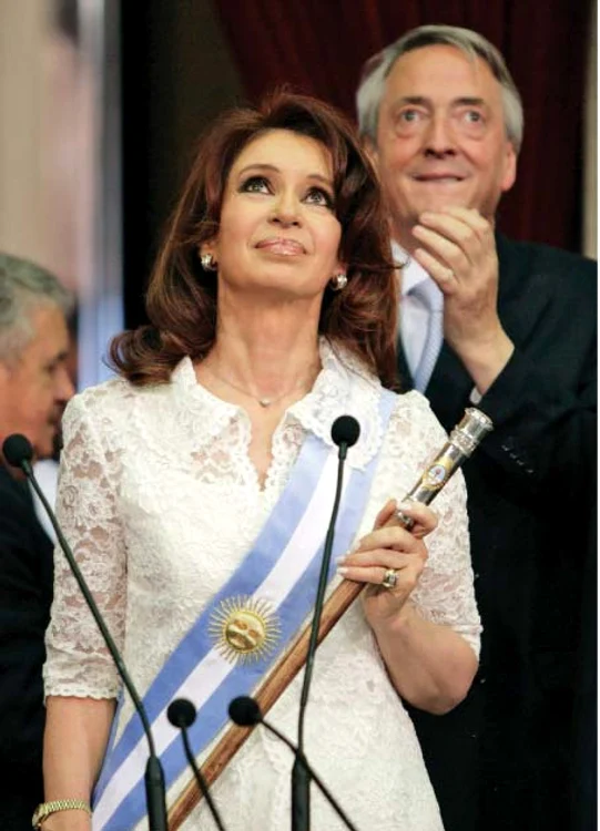 Soţii Cristina şi Nestor Kirchner