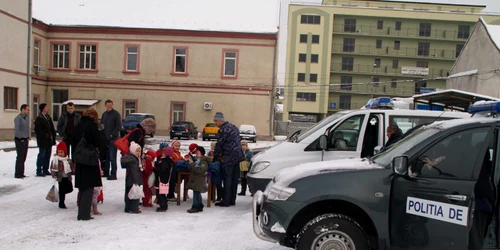 Politia de Frontieră a primit colindători