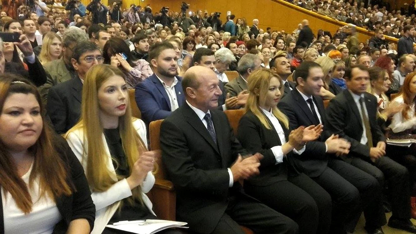 Foto: Traian Băsescu la Congresul Mişcării Populare. Credit Foto: Mădălina Mihalache