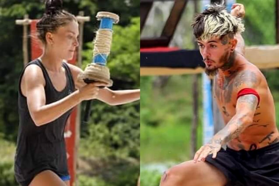 
    Războinica Adelina și Faimosul Zanni au trecut de la prietenie la înțepături dureFoto: Survivor România / colaj Click!  