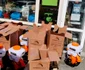 Dubiţă cu materiale sanitare anti coronavirus - acţiune umanitare a firmelor de construcţii din Constanţa Sursa Lucian Aiftincăi