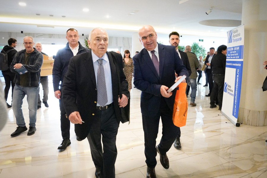 Ilie Bolojan, vizită surpriză la Timișoara. Președintele interimar s-a întâlnit cu Gabriel Liiceanu