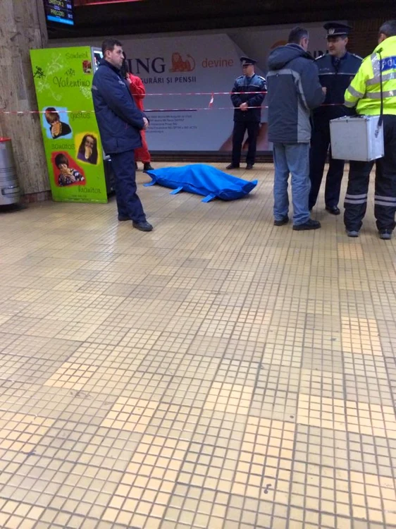 Se pare că bărbatul este deja mort FOTO Facebook Mădălina Ge