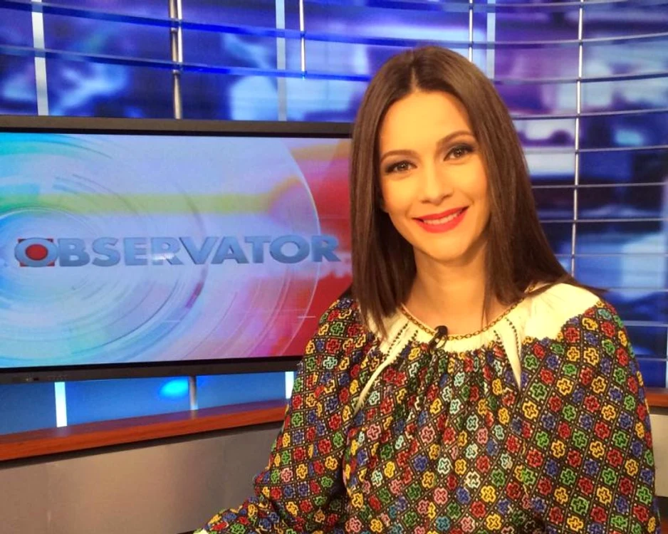
    Andreea Berecleanu este prezentatoarea "Observator"foto: arhiva personală  