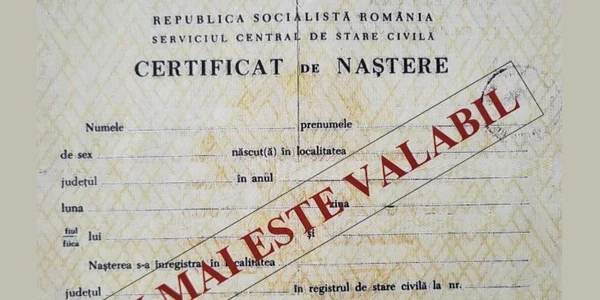Anumite certificate de naștere românești nu mai sunt valabile Foto Facebook Consulatul General al României la Montreal jpg
