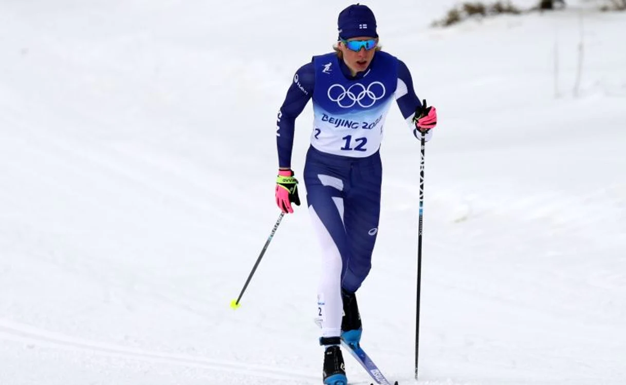 Remi Lindholm, în timpul cursei (FOTO: EPA)