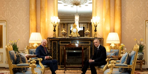 Regele Charles i-a urat bun venit noului prim-ministru canadian Mark Carney FOTO Profimedia