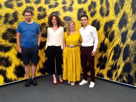 Radu Jude, Ilinca Harnut, Ada Solomon Locarno jpeg