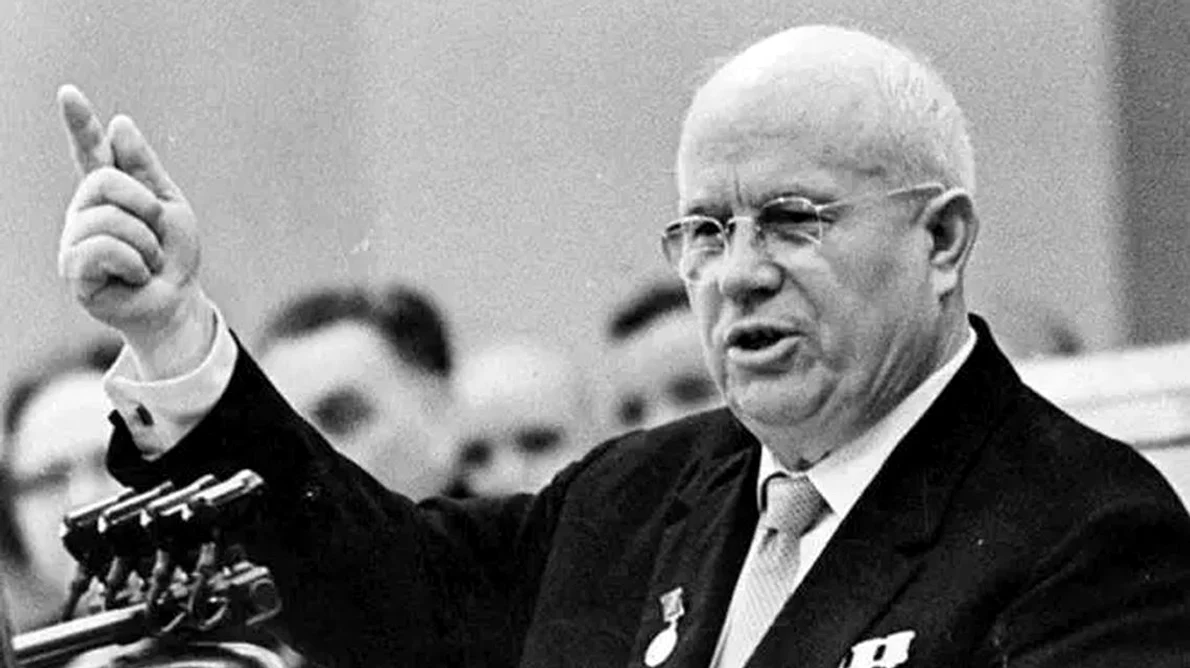 Calendar 25 februarie: 1956 Nikita Hrușciov a ținut discursul „Despre cultul personalității și consecințele sale”, prin care a condamnat acțiunile predecesorului său, Iosif Stalin jpeg