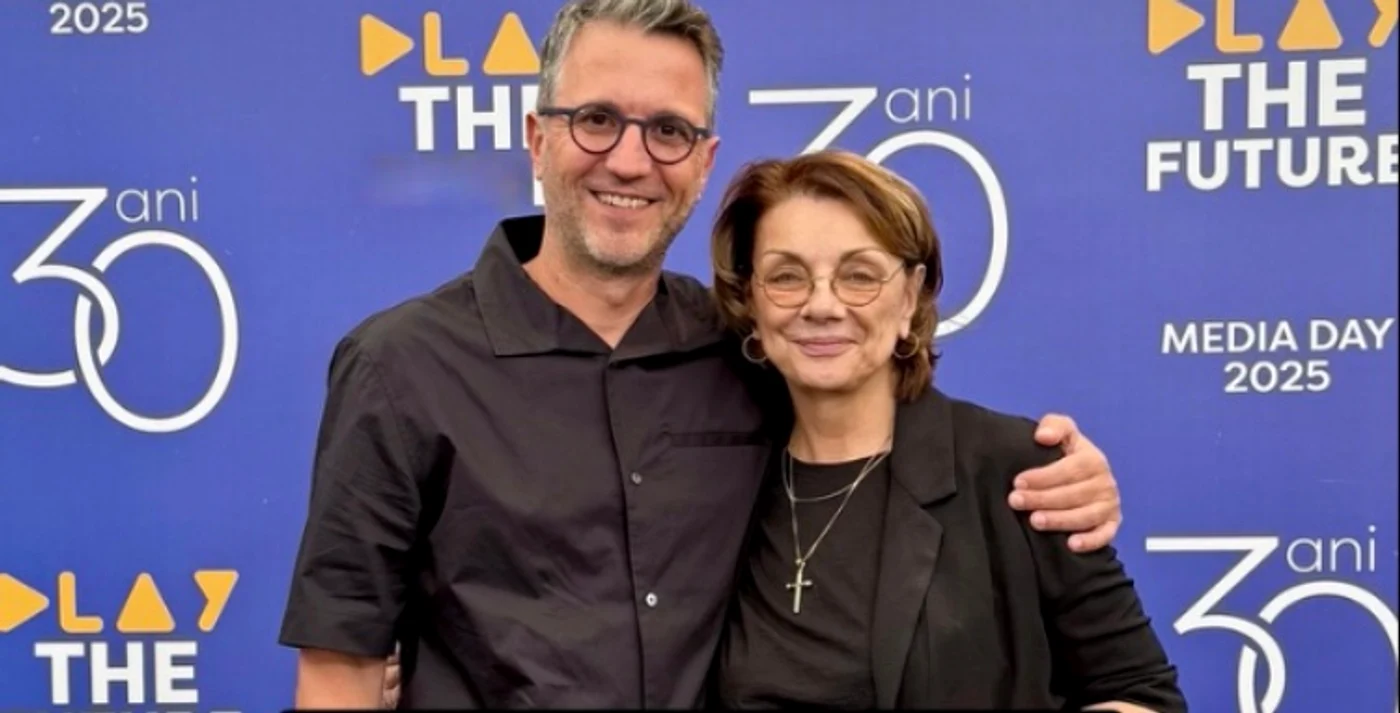 Carmen Tănase și Andi Moisescu, la petrecerea Pro TV foto: Instagram