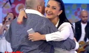 Gabriela Cristea şi George Stanca au făcut pace şi s au îmbrăţişat în direct (captură: Pro TV) jpeg