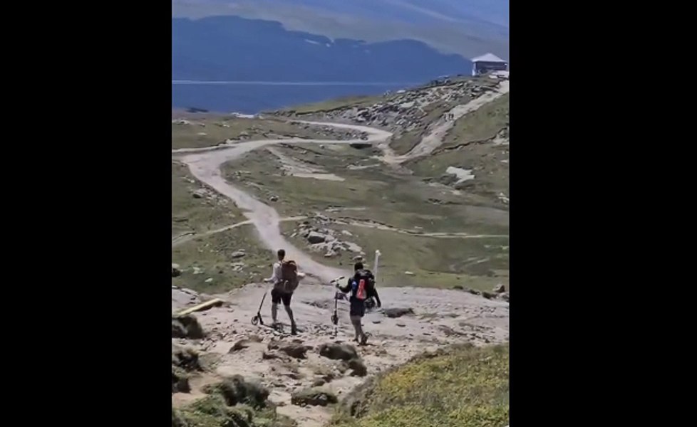 Tourists on Scooters on Bucegi Plateau Spark Online Outrage