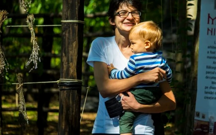 Gabriela Solomon de la „Gate to Romania” organizatoarea „Oltenia şi Muntenia Brunch” - la unul din evenimentele de gastronomie Foto Alex Petrescu