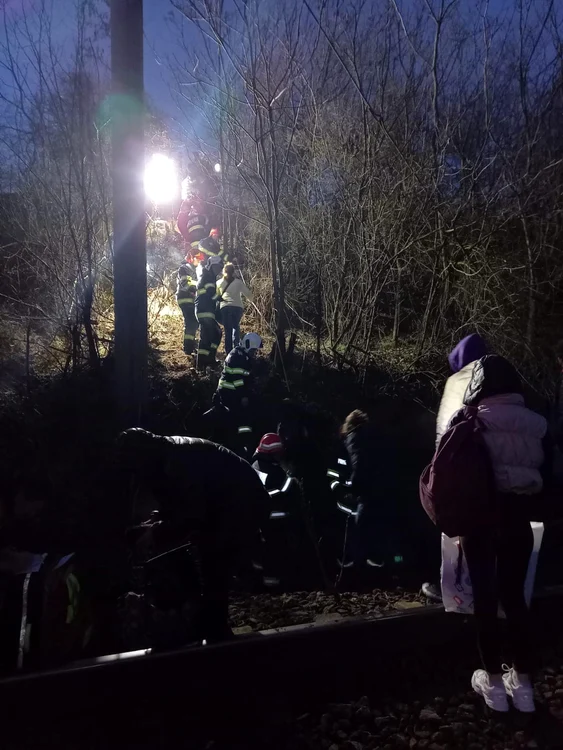 Desfășurare de forțe în Teleorman la un incident feroviar. Foto: ISU