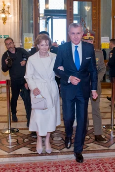 Majestatea Sa Margareta la învestirea lui Nicușor Dan. FOTO: Daniel Angelescu, Casa Majestății Sale