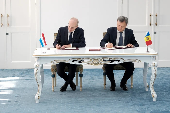 Premierul Luxemburgului a efectuat vizita la invitația omologului său moldovean. FOTO: Facebook